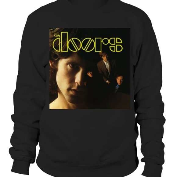 The Doors Vintage Band Logo Classic Rock Music Sweatshirt 81 - Picture 1 of 5